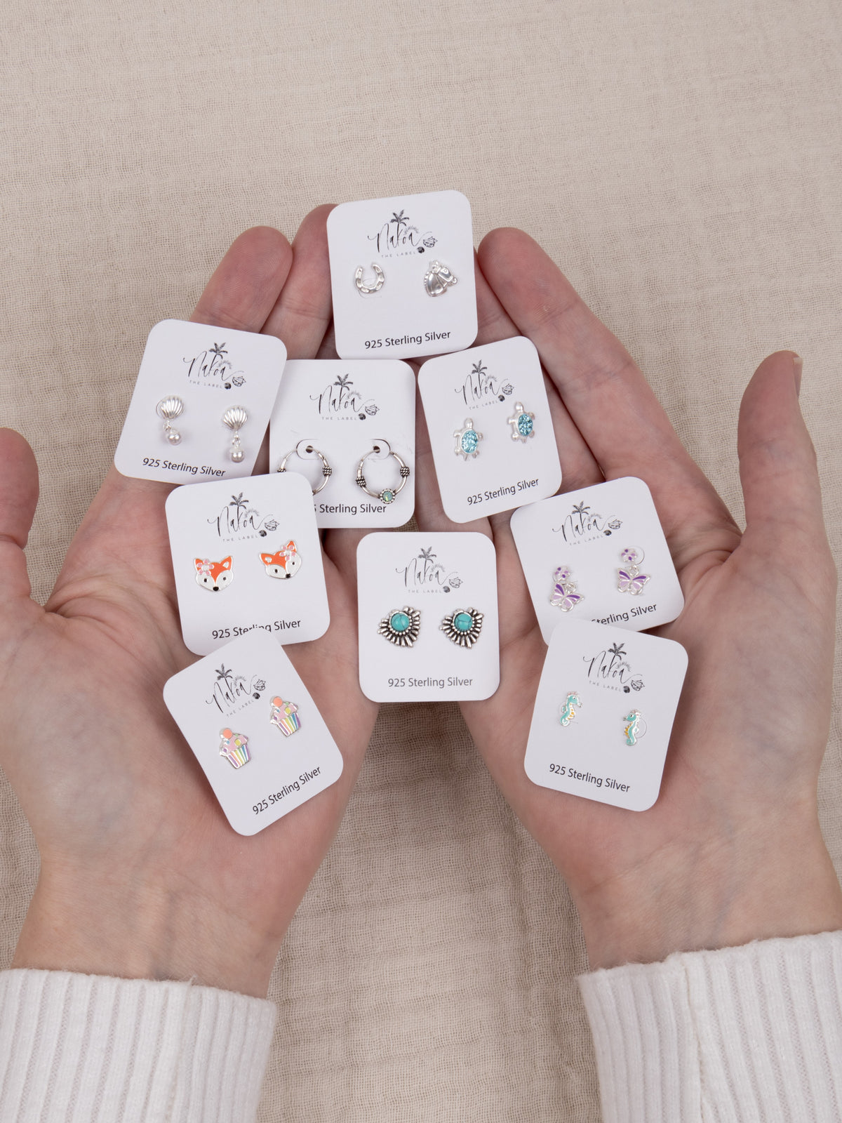 Quirky 925 Sterling Silver Earrings