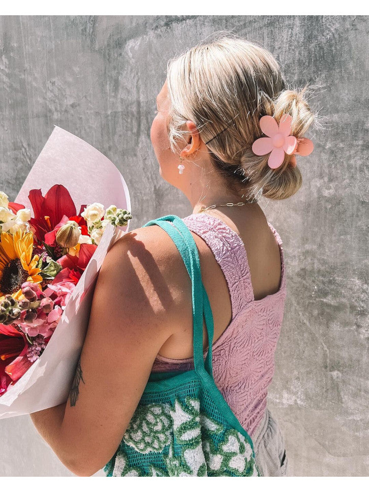 Claw Clip - Flower - Blush