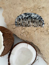 Acetate Hair Comb - Moon - Marble