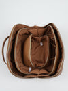 Vegan PU Leather Cosmetic Beauty Bag - Set Of 3 - Beige