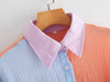 Maui Colour Block Shirt - Peach - S,M,L,XL,2XL