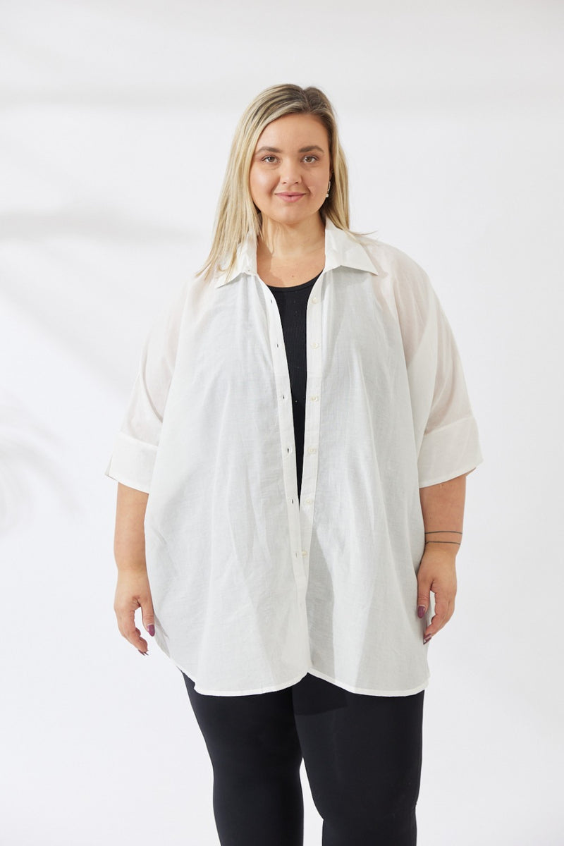 Noosa Shirt - White - S/M - L/XL