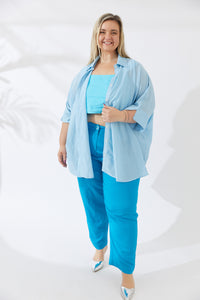 Noosa Shirt - Light Blue - S/M - L/XL