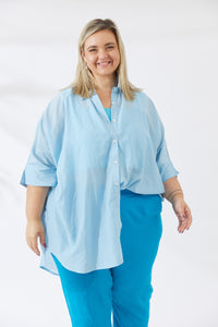 Noosa Shirt - Light Blue - S/M - L/XL