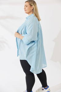 Noosa Shirt - Light Blue - S/M - L/XL