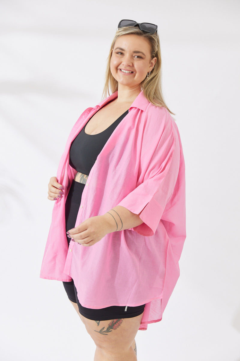 Noosa Shirt - Pink - S/M - L/XL
