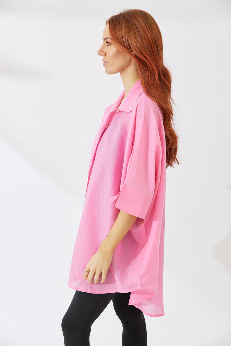 Noosa Shirt - Pink - S/M - L/XL