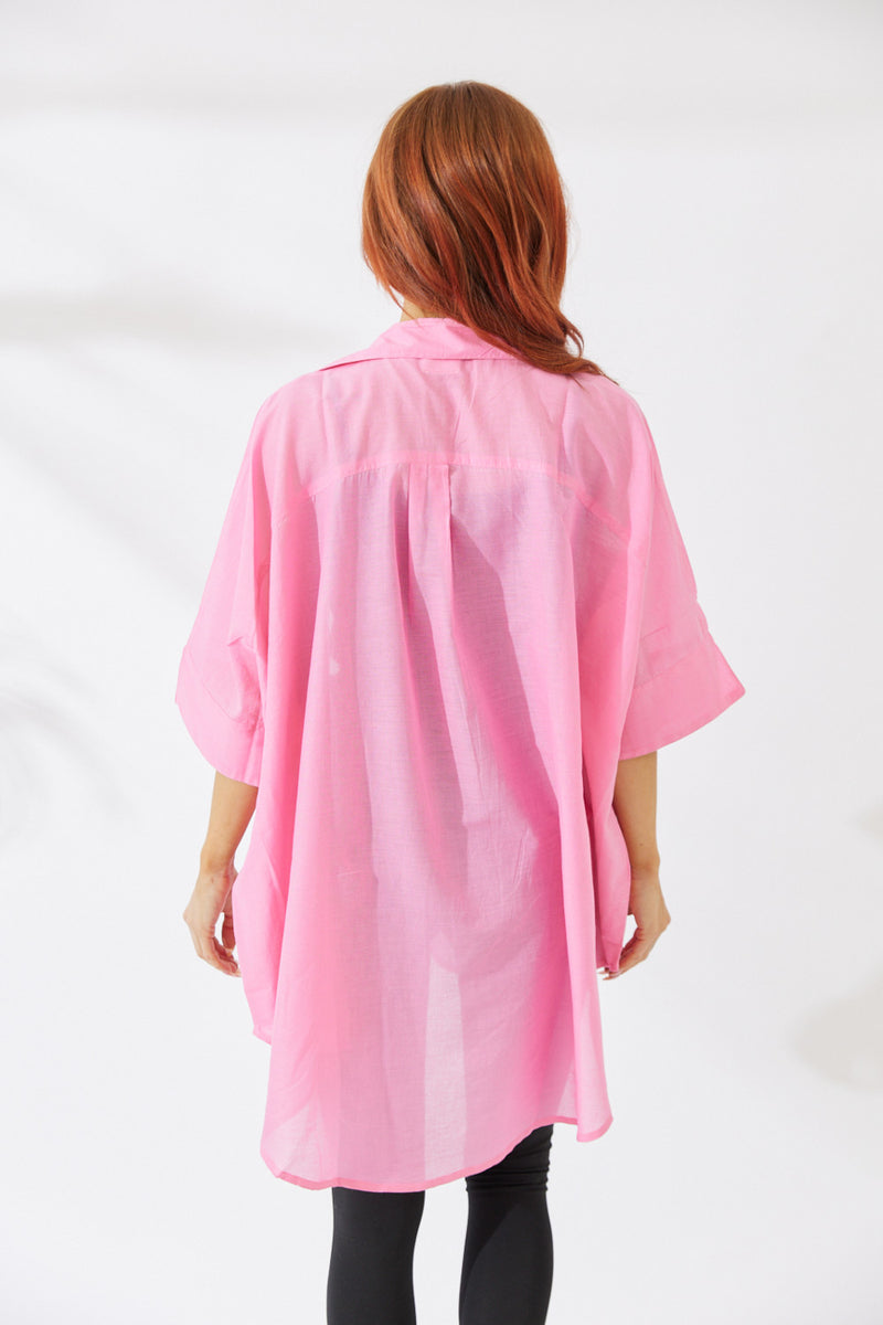 Noosa Shirt - Pink - S/M - L/XL