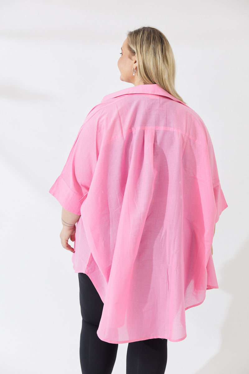 Noosa Shirt - Pink - S/M - L/XL