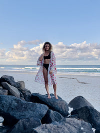 Ayla Maxi Kimono - Rodeo Romance