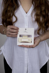 Claw Clip -- Elongated Rectangle - Ivory