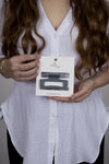 Claw Clip -- Elongated Rectangle - Stone