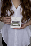 Claw Clip -- Elongated Rectangle - Sage