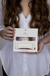 Claw Clip -- Jumbo Elongated Rectangle - Ivory