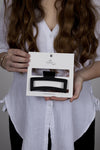 Claw Clip -- Jumbo Elongated Rectangle - Black