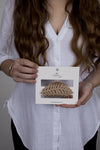 Claw Clip -- Leaf - Medium - Beige