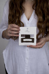 Claw Clip -- Elongated Rectangle - Mocha