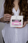 Claw Clip -- Medium Elongated Rectangle - Fairy Floss