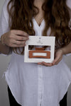 Claw Clip -- Medium Elongated Rectangle - Terracotta