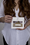 Claw Clip -- Medium Elongated Rectangle - Taupe