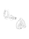 Silver Horse + Horseshoe Stud Earrings