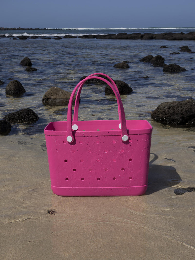 Aloha Vegan Tote Bag - Bubblegum Pink - Large