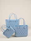 Aloha Vegan Tote Bag - Light Blue - Large