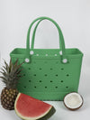 Aloha Vegan Tote Bag - Green - Large