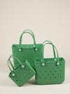 Aloha Vegan Tote Bag - Green - Large
