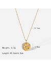 Waterproof 18K Gold Plated Stainless Steel Necklace - North Star