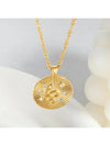 Waterproof 18K Gold Plated Stainless Steel Necklace - Sunburst Snake