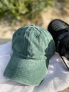 Vintage Washed Cap - 100% Cotton - Byron Bay - Green