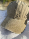 Vintage Washed Cap - 100% Cotton - Byron Bay - Taupe