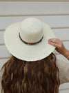 Floppy Beaded Sun Hat - Cancun - Ivory