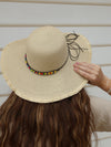 Floppy Beaded Sun Hat - Cancun - Sand