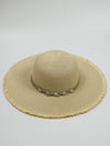 Floppy Cowrie Shell Sun Hat - Seychelles - Sand