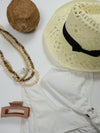 Cut Out Cowboy Hat - Aruba - Ivory