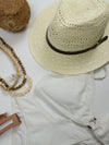 Fedora Sun Hat - Toulouse - Ivory