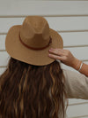 Fedora Sun Hat - Cannes - Natural