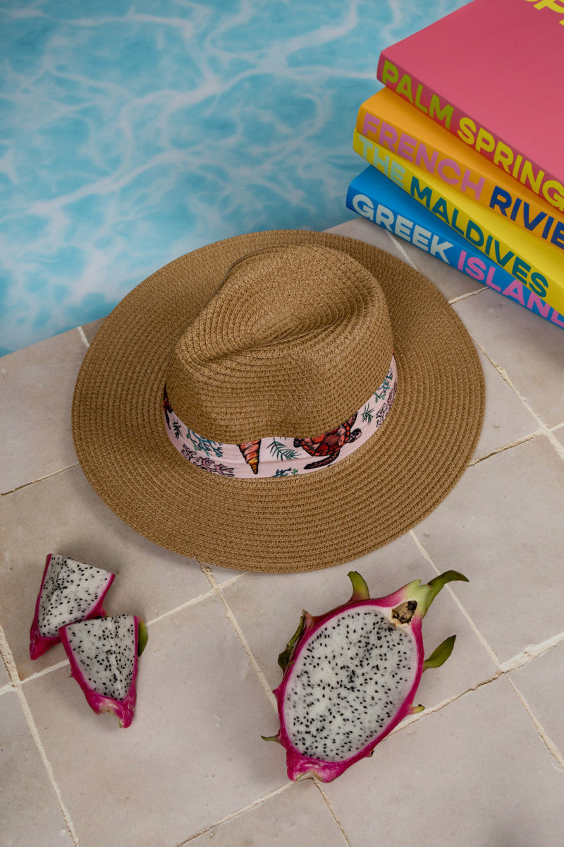 Fedora Sun Hat - Saint Tropez - Sea Life