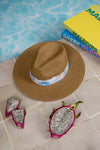 Fedora Sun Hat - Saint Tropez - Sea Shells