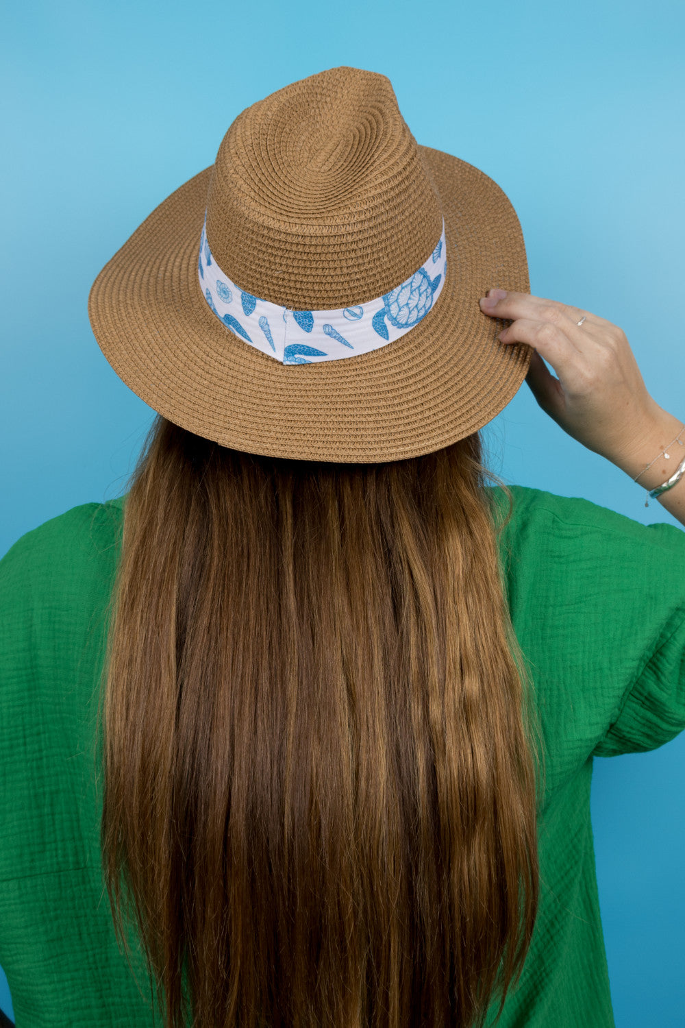 Fedora Sun Hat - Saint Tropez - Turtles + Sea Shells