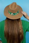 Fedora Sun Hat - Saint Tropez - Frangipanis + Rainforest