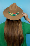Fedora Sun Hat - Saint Tropez - Frangipanis + Rainforest