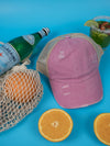 Vintage Washed Cap - 100% Cotton - Byron Bay - Ponytail Cap - Barbie Pink