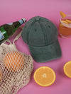 Vintage Washed Cap - 100% Cotton - Byron Bay - Green