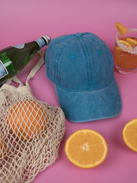 Vintage Washed Cap - 100% Cotton - Byron Bay - Saltwater