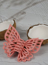 Claw Clip - Jumbo Double Butterfly - Marshmallow