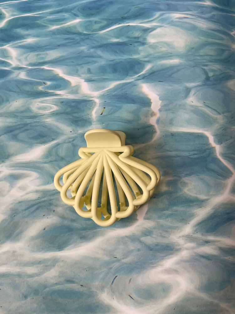 Claw Clip - Clam Shell - Ivory