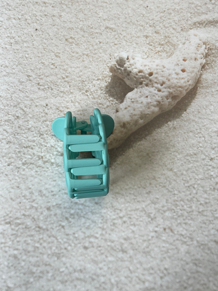 Claw Clip - Clam Shell - Aqua